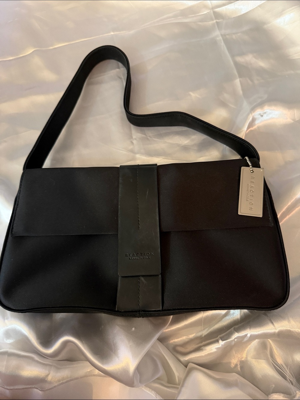 Kenneth Cole Reaction Black Messenger Shoulder Bag Women’s